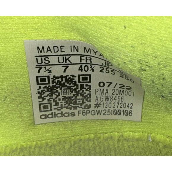 adidas X Speedportal.3 Indoor Soccer Shoes Clear Aqua/Blue/Solar Yellow US 7.5 - Picture 10 of 10